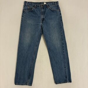Vtg 90s Levis 505 USA Made Jeans Mens 38x30 (Fit 36x30) Orange Tab Denim Pants